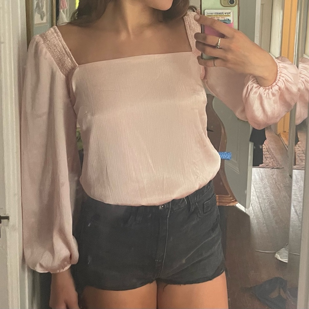 Pink blouse